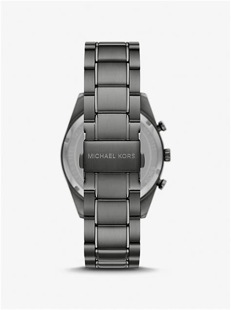 michael kors mk7111 watch|Oversized Warren Gunmetal Watch .